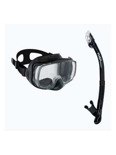 TUSA Комплект за гмуркане Маска + шнорхел черен UC-3325P