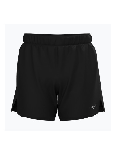 Мъжки къси панталони за бягане Mizuno Core 5.5" 2IN1, черни