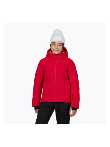 Детско скиорско яке Rossignol Girl Staci ruby red