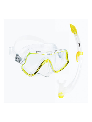 Комплект за гмуркане Mares Pure Vision прозрачен жълт 411736