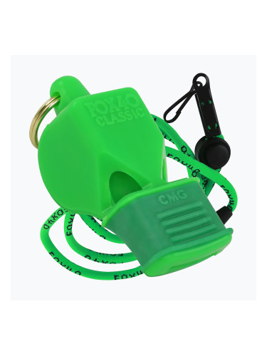 Свирка с шнур Fox 40 Classic CMG Safety green 9603