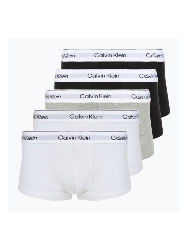 Мъжки боксерки Calvin Klein LV00NB4390 Low Rise Trunk 5 чифта black/white/white/black/white