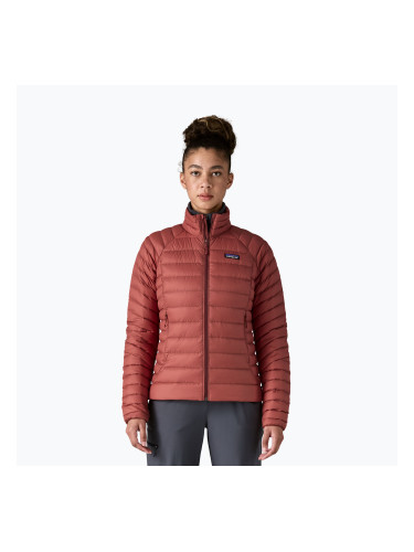 Дамско пухено яке Patagonia Down Sweater potters red