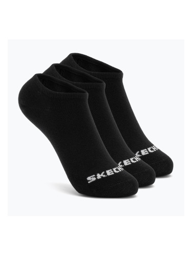 Детски чорапи SKECHERS Non Terry No Show 3 чифта black