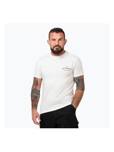 Мъжка тениска Pitbull USA CAL off white