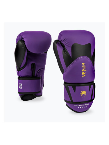 Venum Challenger 4.0 боксови ръкавици тъмно лилаво