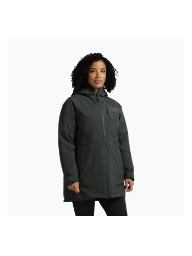 Дамско пухено яке Jack Wolfskin Icecape 2L Down Ins Rds slate green