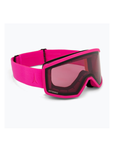 Детска скиорска маска Atomic Four Jr pink/rose