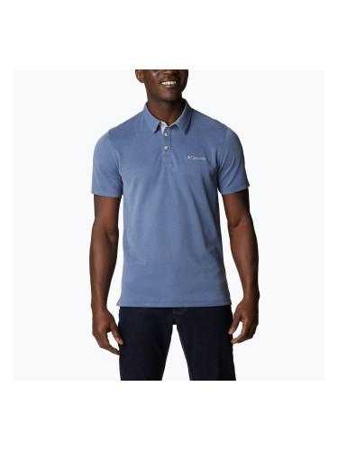 Мъжка тениска Columbia Nelson Point Polo dark mountain