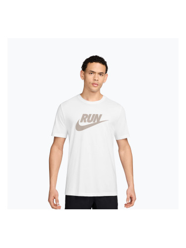 Мъжка тениска Nike Dri-Fit Running white/moon particle