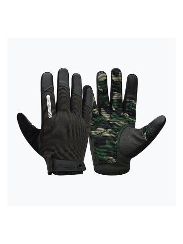 Ръкавици за тренировка RDX T2 Touch Screen Friendly Full Finger army green