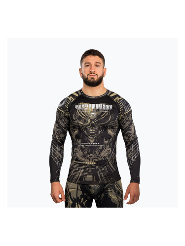 Мъжки рашгард с дълъг ръкав Venum Invader  black/sand