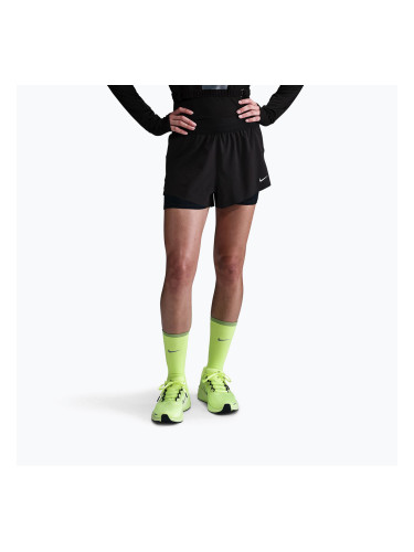 Дамски шорти за бягане Nike Swift Mid-Rise 2in1 black