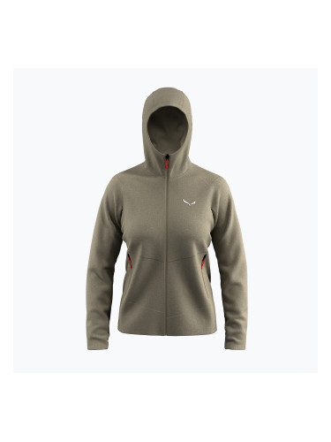 Дамски суитшърт за трекинг Salewa Puez Rocca Polarlite Hood quicksand