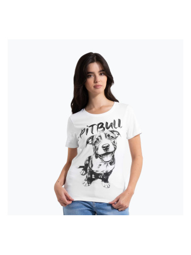 Pitbull Puppy 2 дамска тениска бяла