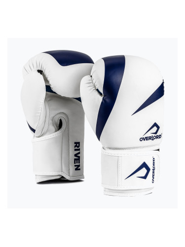 Боксови ръкавици Overlord Riven white/blue