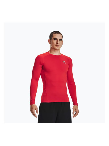 Мъжка риза с дълъг ръкав Under Armour Ua Hg Armour Comp LS червена 1361524-600