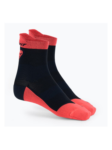 Чорапи за бягане DYNAFIT Transalper bluberry/fluo coral