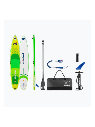 SUP дъска Mistral Adventurist Air 12'6“ x 30 (V2) green/yellow
