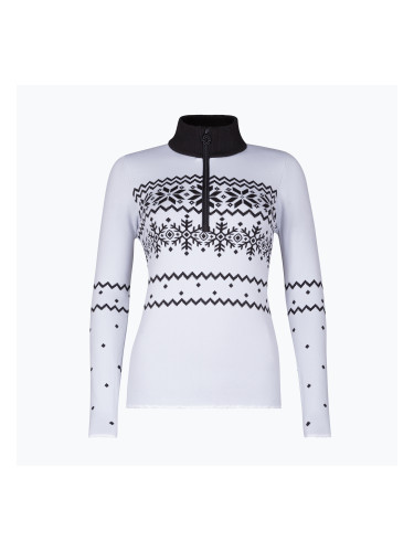 Дамски термо суитшърт Newland Groenlandia Half Zip white/black