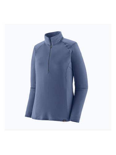 Дамски суитшърт Patagonia Cap Termal Weight Zip Neck clement blue