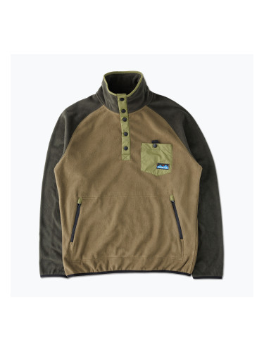Мъжки суитшърт от полар KAVU Teannaway evergeen