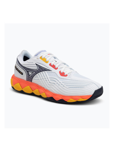 Обувки за тенис Mizuno Wave Enforce Tour 6 AC white/fiery coral 2/citrus