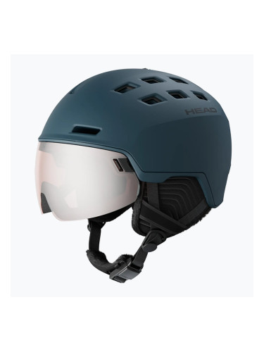 Скиорска каска HEAD Radar night petrol/silver red