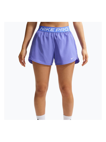 Дамски шорти за тренировки Nike Pro Dri-Fit Mid-Rise Brief-Lined 3“ sapphire/white