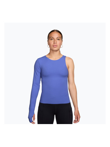 Дамска тениска за тренировка Nike Zenvy Dri-Fit One Sleeve Top sapphire/white/white