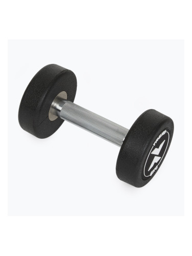 Гумен чугунен дъмбел XTREXO Pro 6 kg black