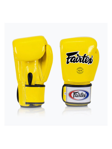 Боксови ръкавици Fairtex Universal "Tight-Fit" Design yellow
