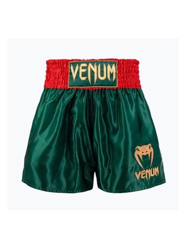 Venum Classic Muay Thai дълбоко горско зелено мъжки шорти за тренировка