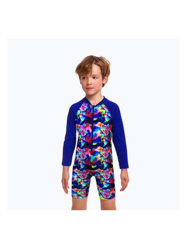 Детски гащеризон UPF 50+ Funky Trunks Go Jump Suit wet wave