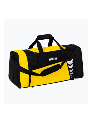 Спортна чанта ERIMA Six Wings Sports Bag 49,5 l yellow/black
