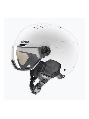 Ски каска UVEX Wanted Visor Pro V white matt