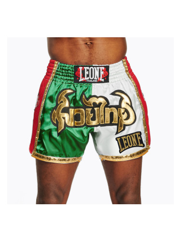Мъжки шорти за тренировка LEONE 1947 Siam Thai green/white