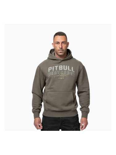 Мъжки суитшърт Pitbull Santa Muerte Hooded major olive