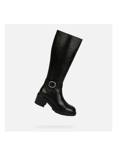 Черни дамски ботуши Geox Damiana