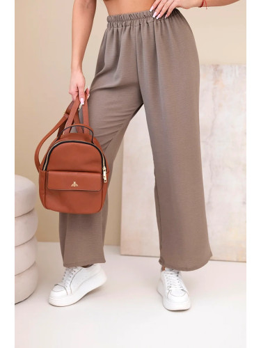 Широки панталони Kesi fango