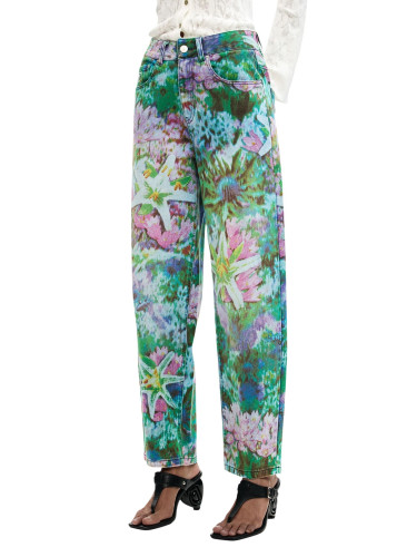 Дамски дънки с шарки Desigual