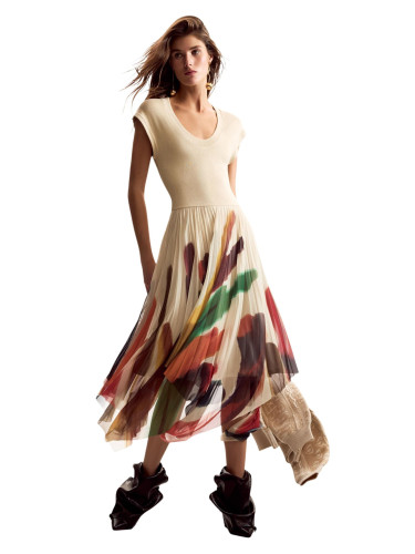 Рокля с шарки Desigual