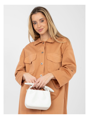 Рокля-риза в тъмнооранжево