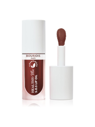 Bourjois Healthy Mix S.O.S Lip Oil масло от нар с хидратиращ ефект цвят 08 Chocolat Chaud 4.5 гр.