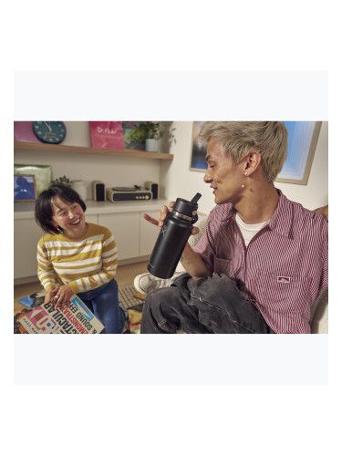 Термобутилка Hydro Flask Wide Flex Straw 946 ml black