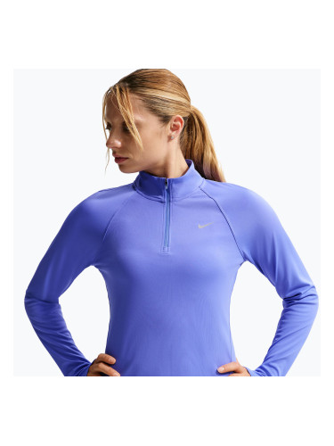 Дамски суитшърт за бягане Nike Tempo Dri-Fit 1/4 Zip sapphire