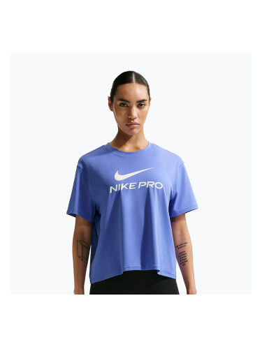 Дамска тениска за тренировка Nike Pro Dri-Fit Loose sapphire/white