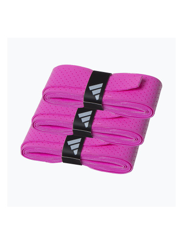 Грип за ракета за падел adidas Padel Overgrip Set 3 бр. pink