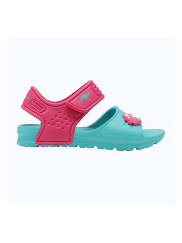 Детски сандали Kangaroos KangaSwim II ocean/daisy pink