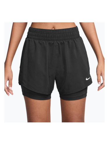 Дамски шорти Nike One Dri-Fit High-Waisted 3“ 2In1 black/white